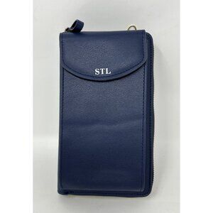NEW STL Selena the Label Crossbody Wallet Purse Navy Blue